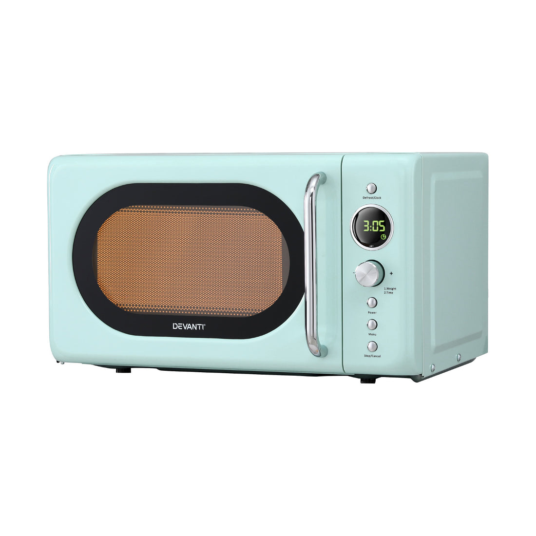 Devanti 20L Microwave Oven 700W Green-Appliances > Kitchen Appliances > Microwave Ovens-PEROZ Accessories