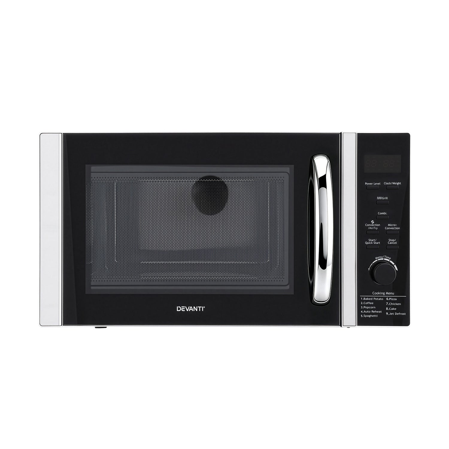 Devanti 30L Microwave Oven 4-IN-1 Air Fryer Convection Grill-Appliances > Kitchen Appliances > Microwave Ovens-PEROZ Accessories