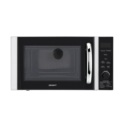 Devanti 30L Microwave Oven 4-IN-1 Air Fryer Convection Grill-Appliances > Kitchen Appliances > Microwave Ovens-PEROZ Accessories
