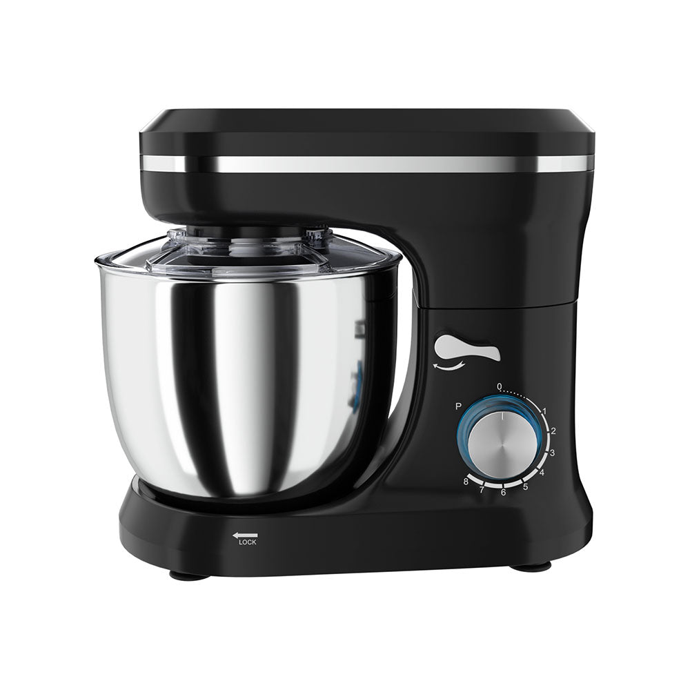 Devanti 3in1 Stand Mixer 8 Speed 5L Mix Master 400W Black-Appliances &gt; Kitchen Appliances-PEROZ Accessories