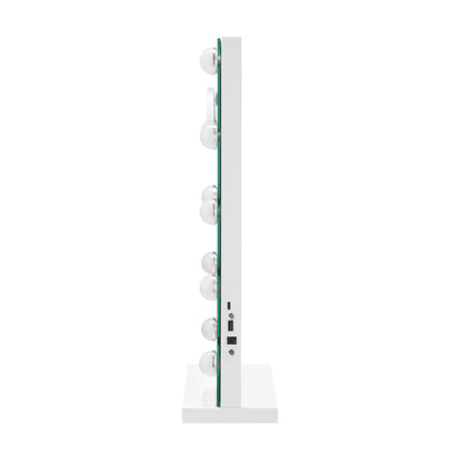 Oikiture Hollywood Makeup Mirrors Magnifying LED Light Standing Wall Mounted 58x46cm-Makeup Mirrors-PEROZ Accessories