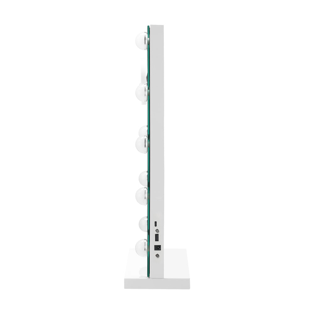 Oikiture Bluetooth Hollywood Makeup Mirror LED 60x52cm-Makeup Mirrors-PEROZ Accessories