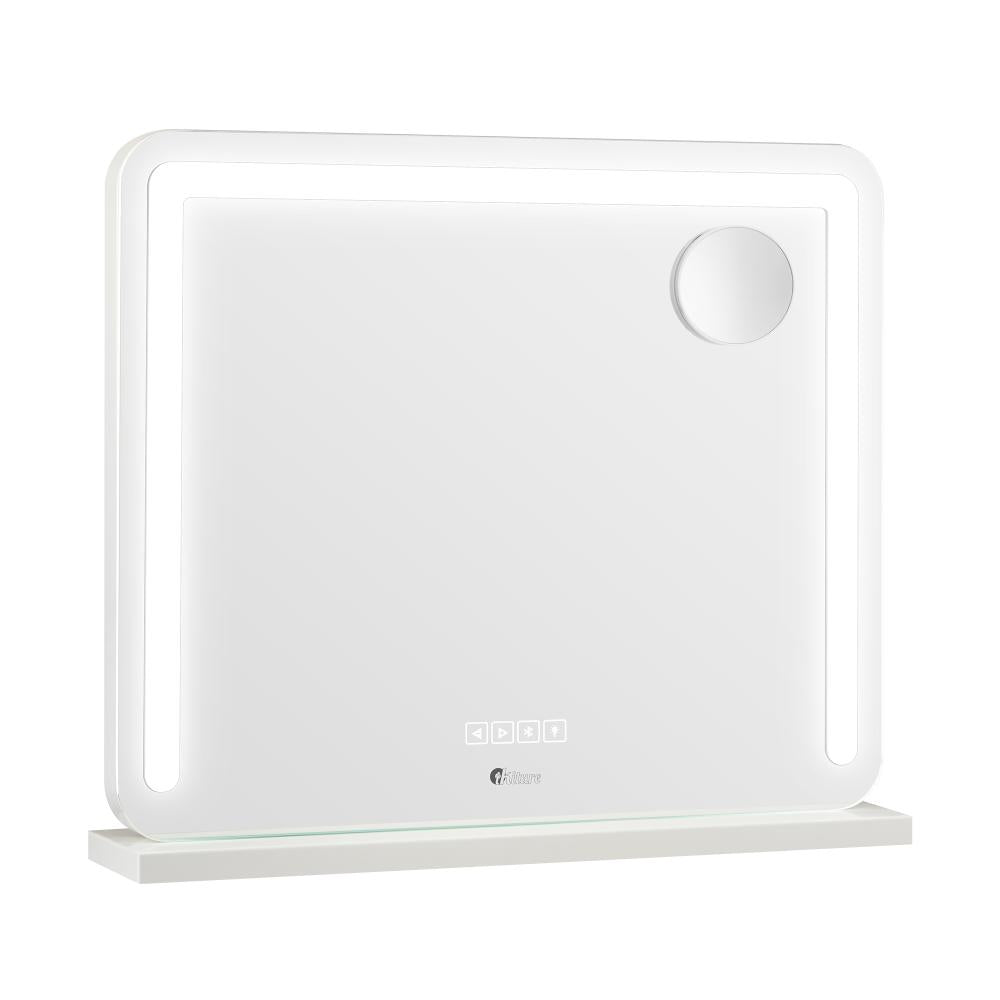 Oikiture Bluetooth Hollywood LED Makeup Mirror 60x52cm-Makeup Mirrors-PEROZ Accessories