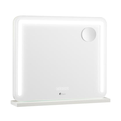 Oikiture Bluetooth Hollywood LED Makeup Mirror 60x52cm-Makeup Mirrors-PEROZ Accessories