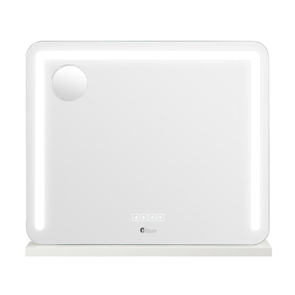 Oikiture Bluetooth Hollywood LED Makeup Mirror 60x52cm-Makeup Mirrors-PEROZ Accessories