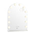 Oikiture LED Arched Makeup Mirror Bluetooth 61x43cm-Makeup Mirrors-PEROZ Accessories