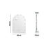 Oikiture LED Arched Makeup Mirror Bluetooth 61x43cm-Makeup Mirrors-PEROZ Accessories