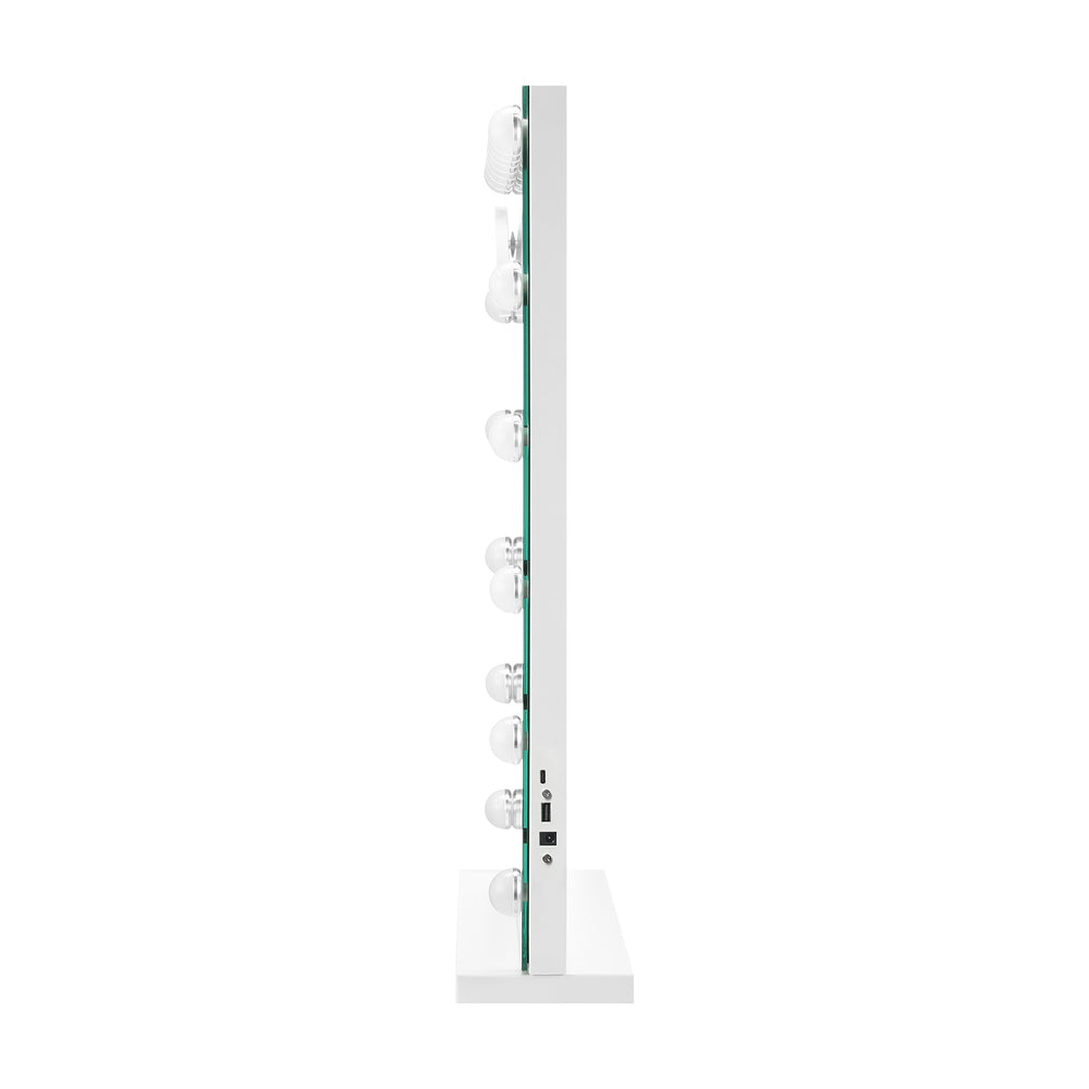 Oikiture Bluetooth Hollywood Makeup Mirrors with LED Light 80x58cm Vanity Mirror-Makeup Mirrors-PEROZ Accessories