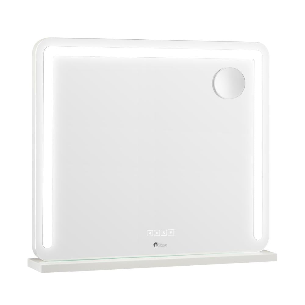 Oikiture Bluetooth Hollywood LED Makeup Mirror 80x62cm-Makeup Mirrors-PEROZ Accessories