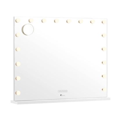 Oikiture Bluetooth Hollywood Makeup Mirror LED 80x68cm-Makeup Mirrors-PEROZ Accessories