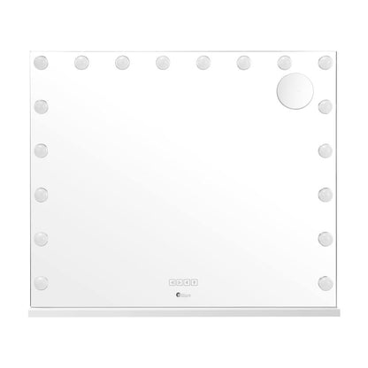 Oikiture Bluetooth Hollywood Makeup Mirror LED 80x68cm-Makeup Mirrors-PEROZ Accessories