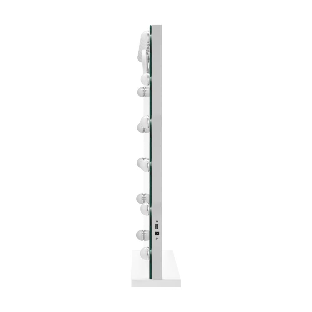 Oikiture Bluetooth Hollywood Makeup Mirror LED 80x68cm-Makeup Mirrors-PEROZ Accessories