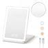 Embellir Portable Travel Makeup Mirror Rechargeable Makeup Mirror with Lights 10x Magnifier White-Health & Beauty > Makeup > Makeup Mirrors-PEROZ Accessories