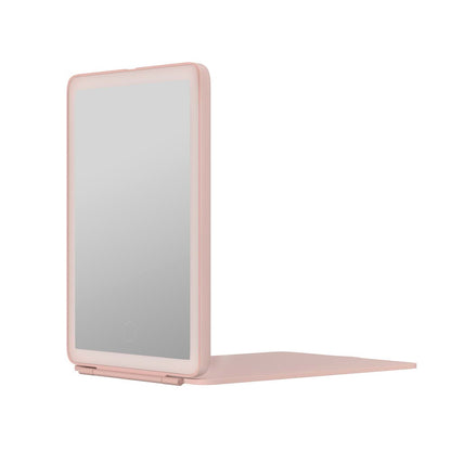 Embellir Compact Makeup Mirror w/ LED Light Portable Foldable Travel Beauty Pink-Health &amp; Beauty &gt; Makeup Mirrors-PEROZ Accessories