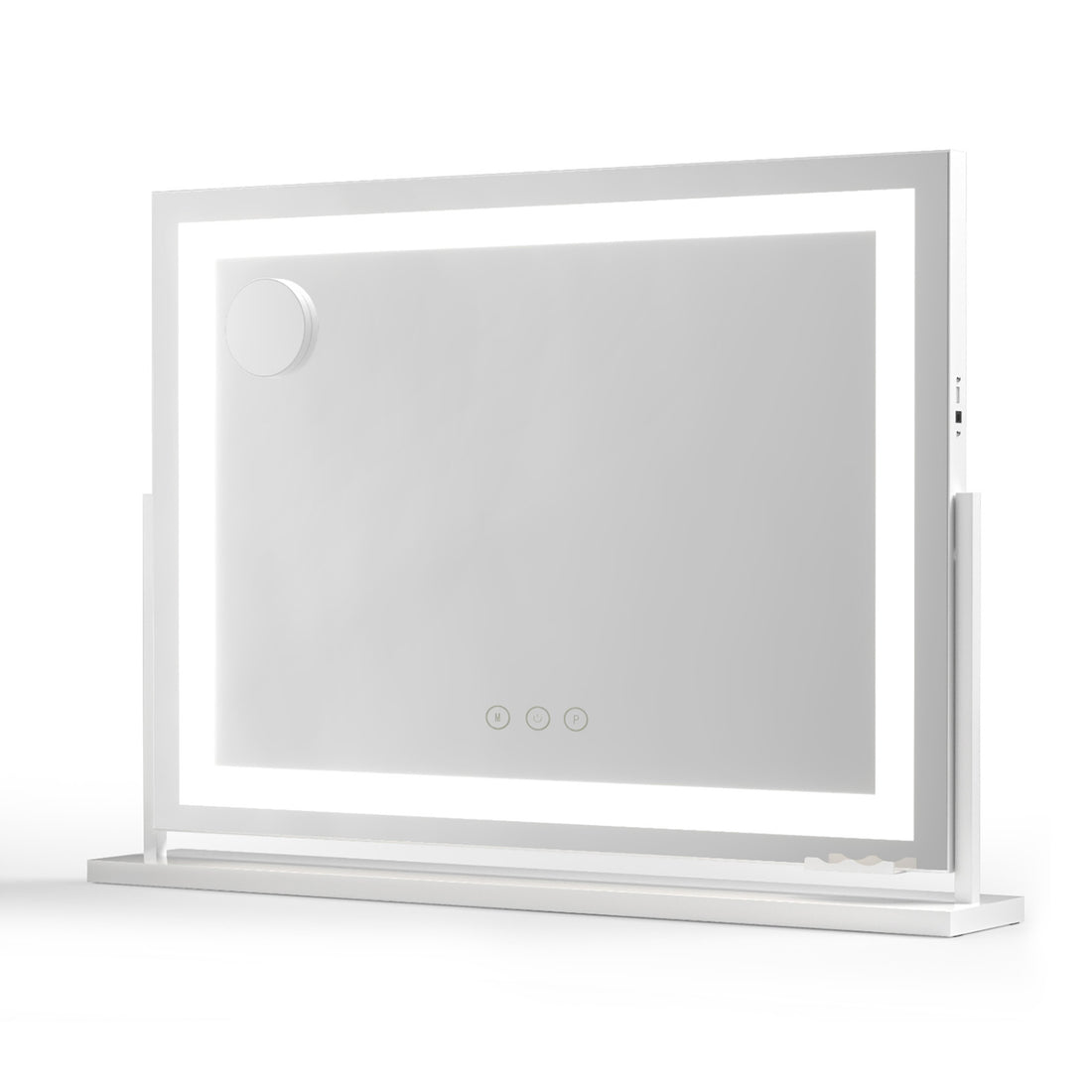 Embellir Makeup Mirror 80x58cm 360～ Rotatable Vanity Mirror with Lights Bright Light Strip Adjustable-Health &amp; Beauty > Makeup > Makeup Mirrors-PEROZ Accessories