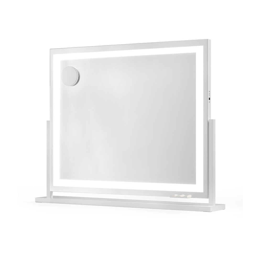 80x65cm Embellir Makeup Mirror Hollywood Vanity with LED Light White Frame-Makeup Mirrors-PEROZ Accessories