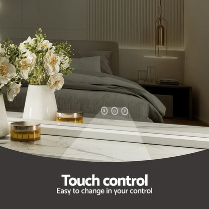 Embellir Makeup Mirror 80x58cm Hollywood Vanity with LED Light Tabletop Wall-Home &amp; Garden &gt; Decor &gt; Mirrors-PEROZ Accessories