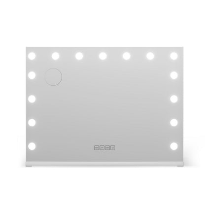 Embellir Bluetooth Makeup Mirror 80x58cm Hollywood Vanity with LED Light Wall-Makeup Mirrors-PEROZ Accessories
