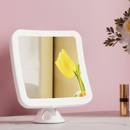 Embellir Makeup Mirror 10X Magnification LED Light Adjustable Rotation Cordless Suction Cup-Health &amp; Beauty > Makeup > Makeup Mirrors-PEROZ Accessories