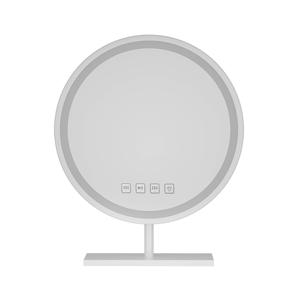 Embellir Makeup Mirror 40x40cm Hollywood Vanity with LED Light Tabletop Round-Home &amp; Garden &gt; Decor &gt; Mirrors-PEROZ Accessories
