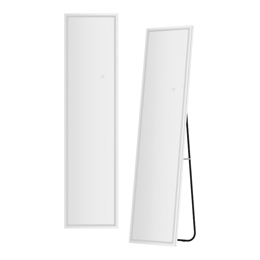 Embellir Full-Length Floor Wall Mirrors LED Light-Health &amp; Beauty &gt; Makeup Mirrors-PEROZ Accessories