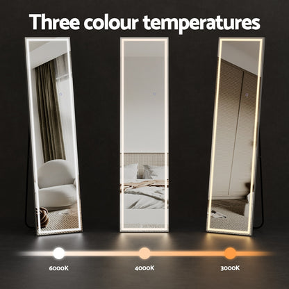 Embellir Full-Length Floor Wall Mirrors LED Light-Health &amp; Beauty &gt; Makeup Mirrors-PEROZ Accessories