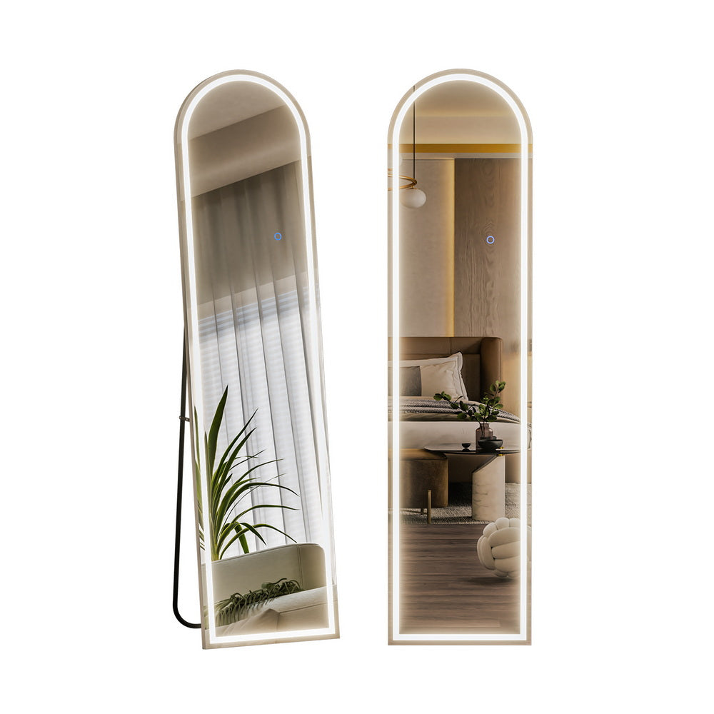 Embellir LED Full Length Mirror Floor Dressing Mirror 160cm-Home &amp; Garden &gt; Decor &gt; Mirrors-PEROZ Accessories