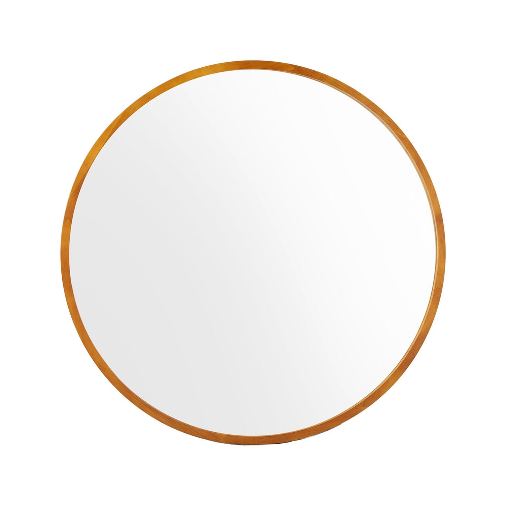 Embellir Wall Mirror Wooden Makeup 80cm-Home &amp; Garden &gt; Decor &gt; Mirrors-PEROZ Accessories