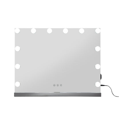 Embellir Makeup Mirror 58x46cm Hollywood Vanity with LED Light Tabletop Wall-Makeup Mirrors-PEROZ Accessories