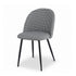 Artiss Dining Chairs Set of 2 Linen Solid Curved Houndstooth-Furniture > Dining > Kitchen & Dining Chairs-PEROZ Accessories