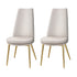 Artiss Dining Chairs High-back Beige Set of 2 Sunnie-Furniture > Bar Stools & Chairs-PEROZ Accessories