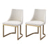 Artiss Dining Chairs Set of 2 Linen Fabric Frame Beige-Furniture > Dining-PEROZ Accessories