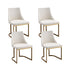 Artiss Dining Chairs Set of 4 Linen Fabric Frame Beige-Furniture > Dining > Kitchen & Dining Chairs-PEROZ Accessories