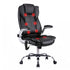 Artiss 8 Point Massage Office Chair PU Leather Black-Furniture > Office-PEROZ Accessories