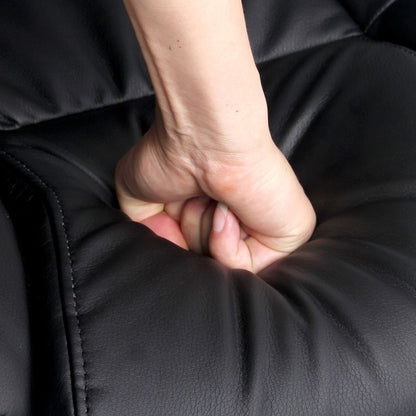 Artiss 8 Point Massage Office Chair PU Leather Black-Furniture > Office-PEROZ Accessories