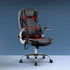 Artiss 8 Point Massage Office Chair PU Leather Black-Furniture > Office-PEROZ Accessories