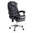 Artiss 8 Point Massage Office Chair PU Leather Footrest Black-Furniture > Office-PEROZ Accessories