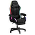 Artiss Gaming Office Chair 12 RGB LED Massage Computer Work Seat Footrest Black-Furniture > Office > Office & Desk Chairs-PEROZ Accessories
