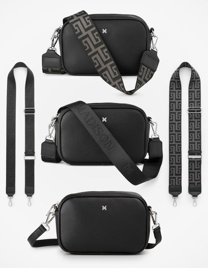Monica Crossbody Bag &amp; 3 Straps - One Bag 3 Ways-Handbags-PEROZ Accessories