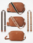 Monica Crossbody Bag & 3 Straps - One Bag 3 Ways-Handbags-PEROZ Accessories