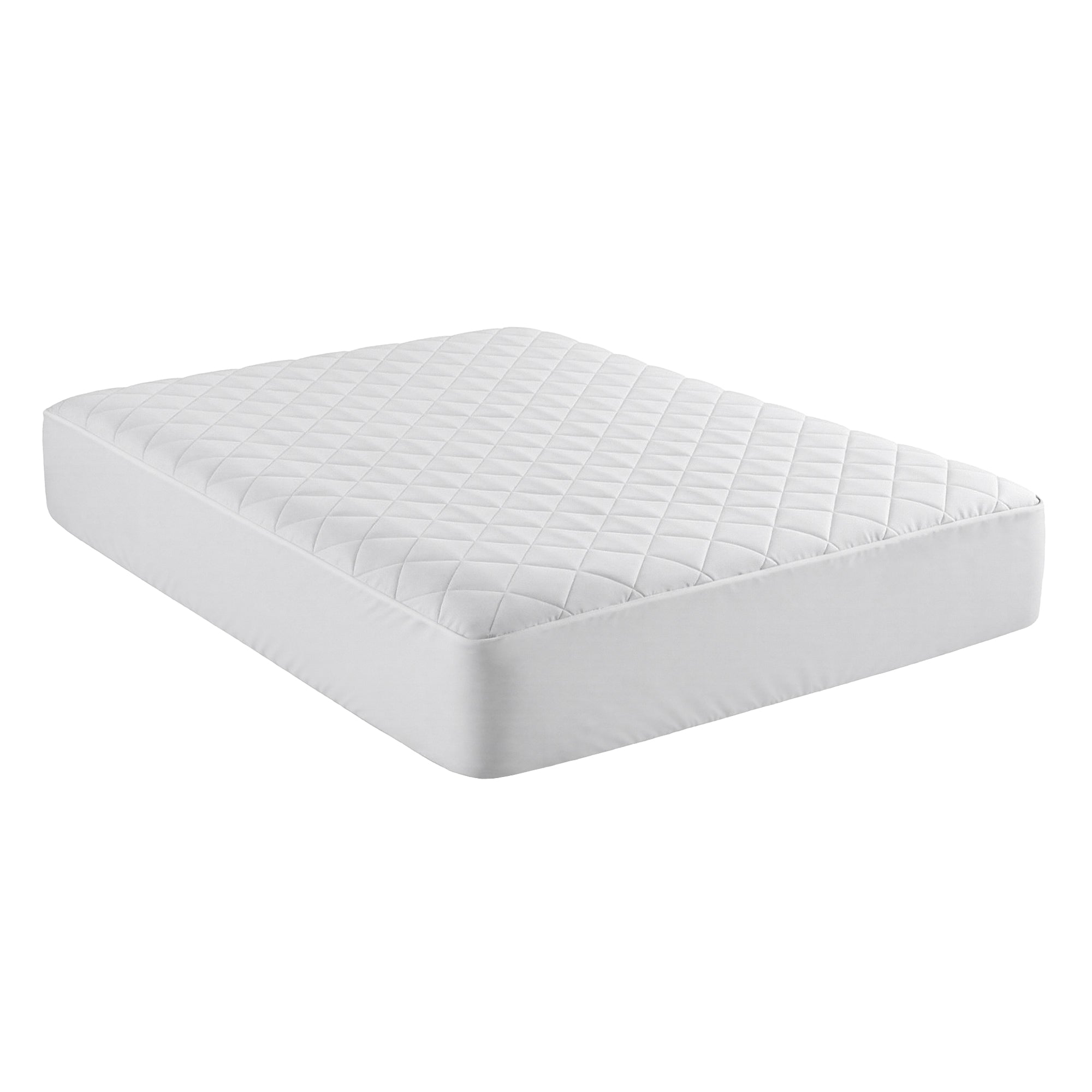 Giselle Waterproof Mattress Protector 100% Cotton Quilted Fitted Cover Double-Home &amp; Garden > Bedding > Mattress Protectors-PEROZ Accessories