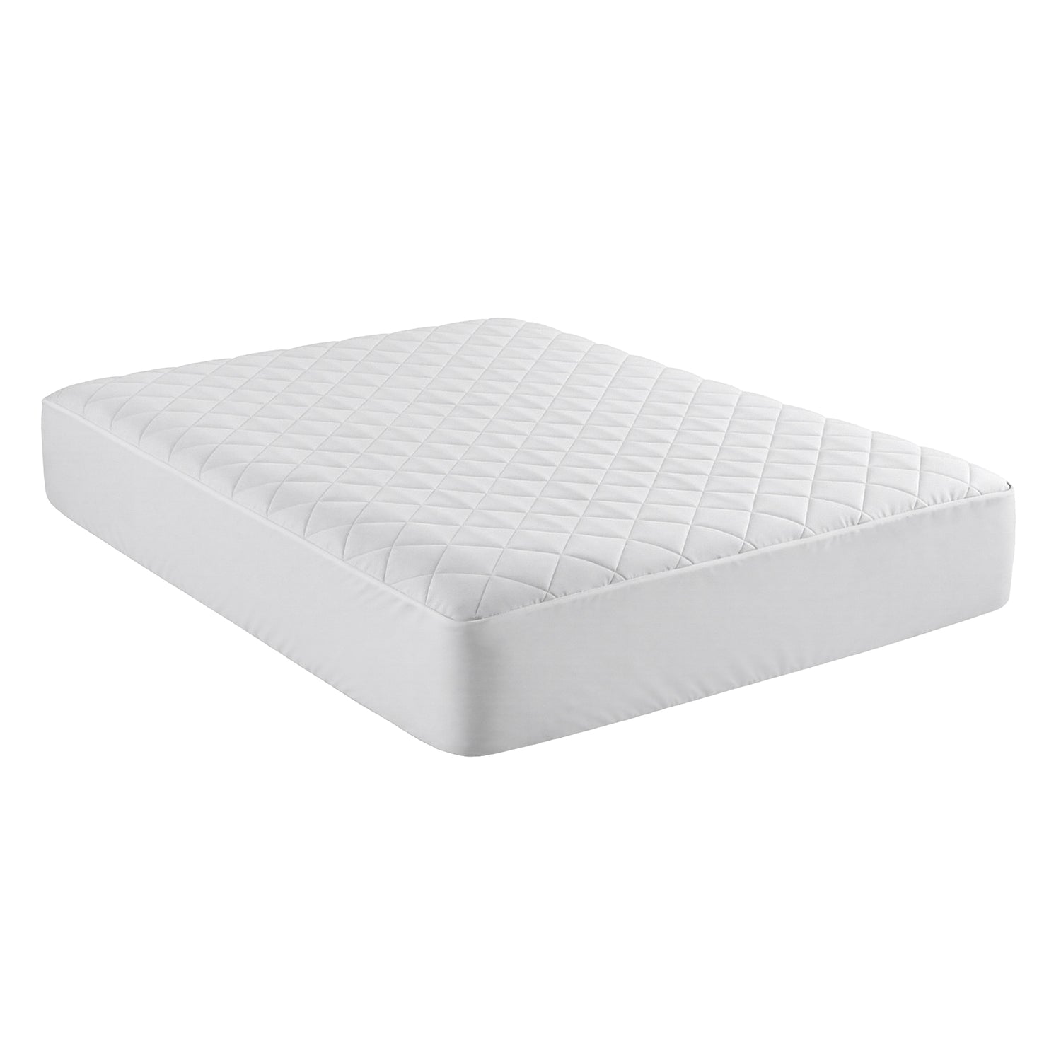 Giselle Waterproof Mattress Protector 100% Cotton Quilted Fitted Cover Queen-Home &amp; Garden > Bedding > Mattress Protectors-PEROZ Accessories