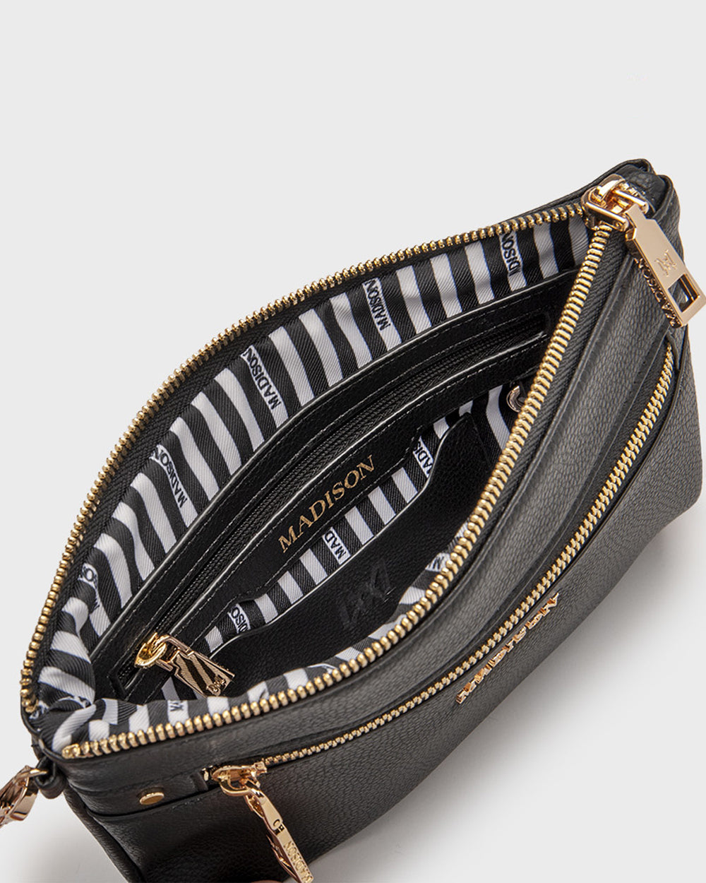 Eliza Large Zip Pouch With Wrist Strap-Wallets-PEROZ Accessories