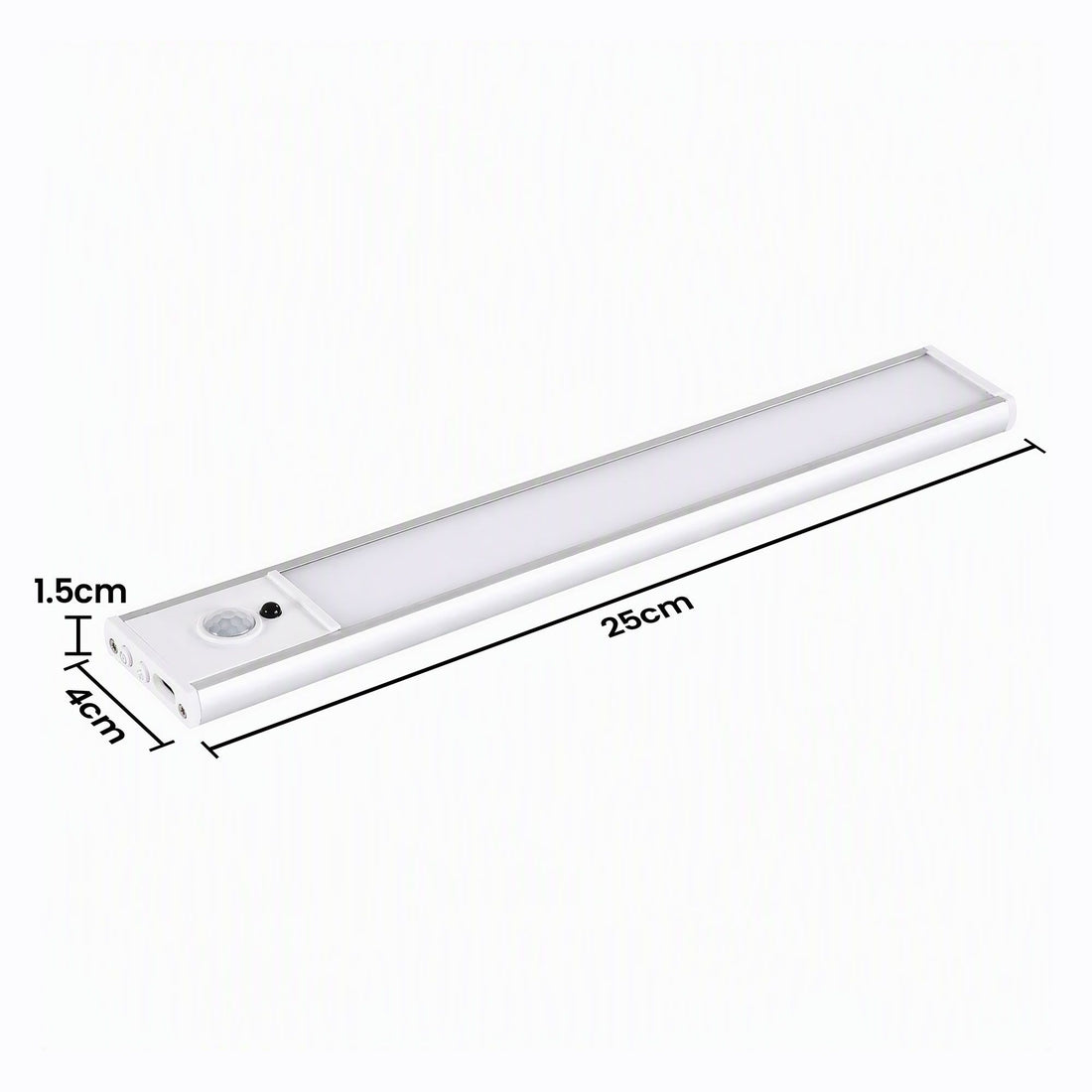 Artiss 4-Pack 25cm Motion Sensor Under Cabinet Lights, LED Closet Light with 5 Colors Dimmable-Home &amp; Garden > Lighting > Night Lights &amp; Ambient Lighting-PEROZ Accessories