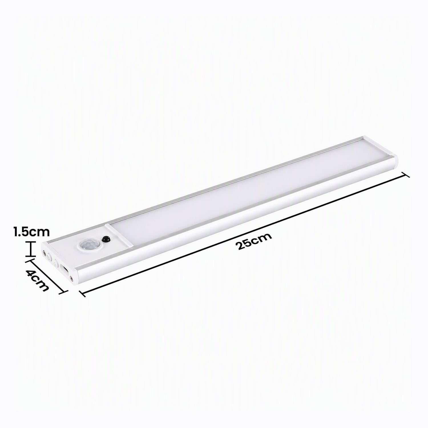 Artiss 4-Pack 25cm Motion Sensor Under Cabinet Lights, LED Closet Light with 5 Colors Dimmable