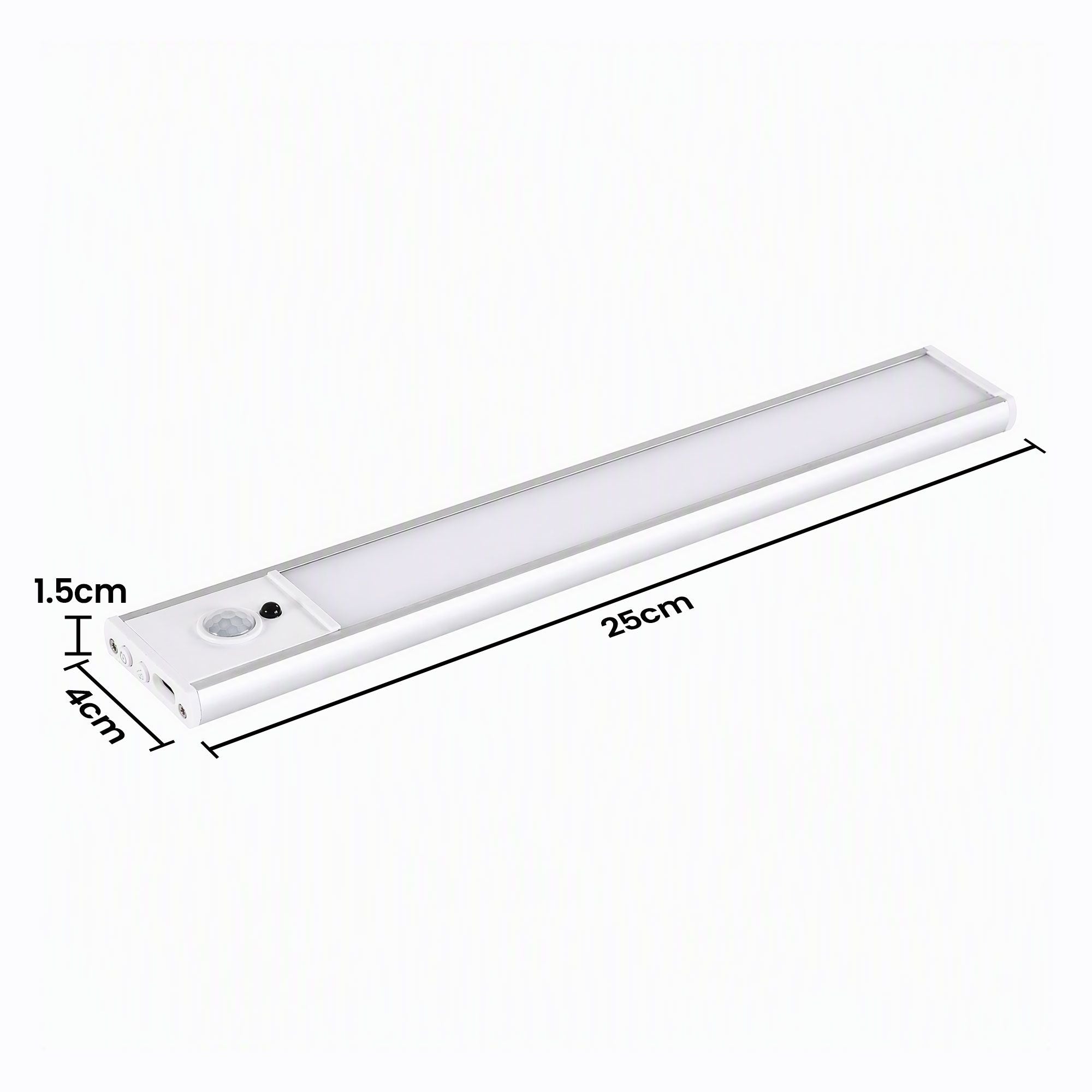 Artiss 4-Pack 25cm Motion Sensor Under Cabinet Lights, LED Closet Light with 5 Colors Dimmable