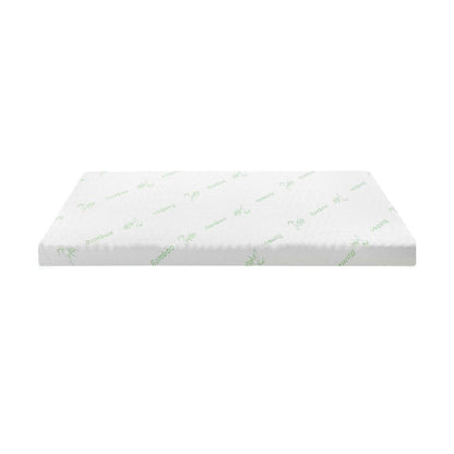 Bedra King Single 8CM Memory Foam Mattress Topper Cool Gel Bed Bamboo Cover 7-Zone-Memory Foam Mattress Topper-PEROZ Accessories