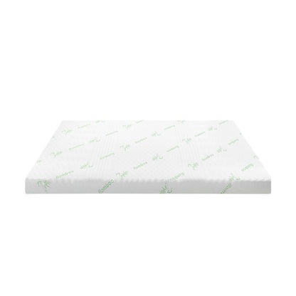 Bedra Cool Gel Memory Foam Mattress Topper 7-Zone 8CM Double-Memory Foam Mattress Toppers-PEROZ Accessories