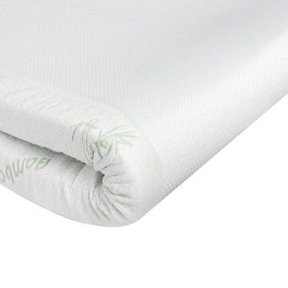 Bedra Cool Gel Memory Foam Mattress Topper 7-Zone 8CM Double-Memory Foam Mattress Toppers-PEROZ Accessories