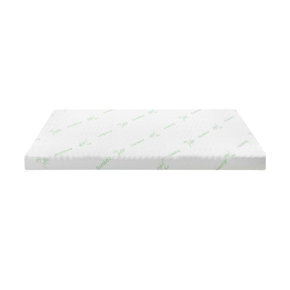 Bedra Memory Foam Mattress Topper Cool Gel Bamboo Cover 7-Zone 8CM King Single-Mattress Toppers-PEROZ Accessories